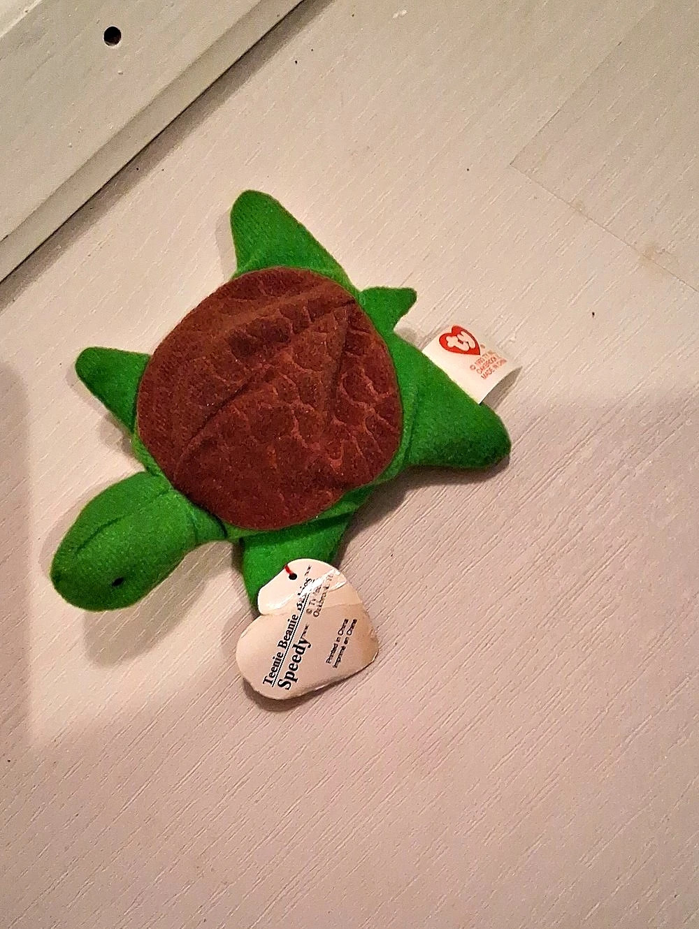 TY Speedy the Turtle Plush Toy Green & Brown